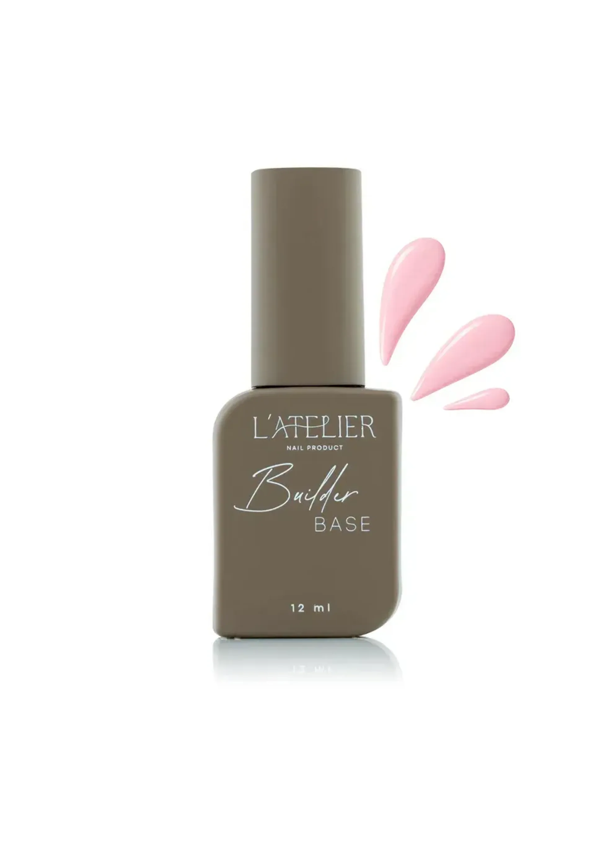 builder base flamingo pink de l'atelier nail product builder base flamingo pink de l'atelier nail product